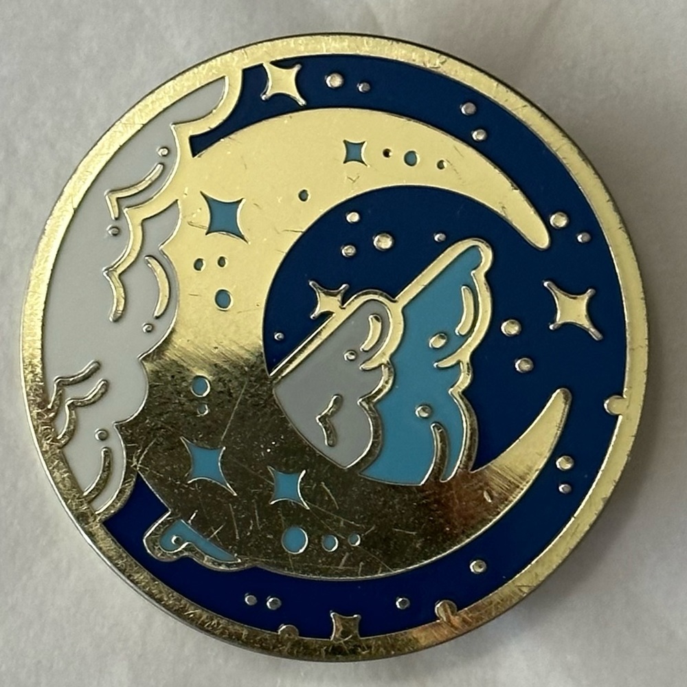 Enamel Fly Me To The Moon PopSocket Top USED